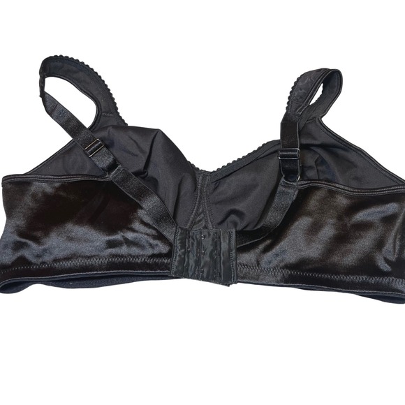 Playtex 18 Hour Bra Womens 40DD Black Full Coverage Full Support Lift 4745 - Picture 2 of 13